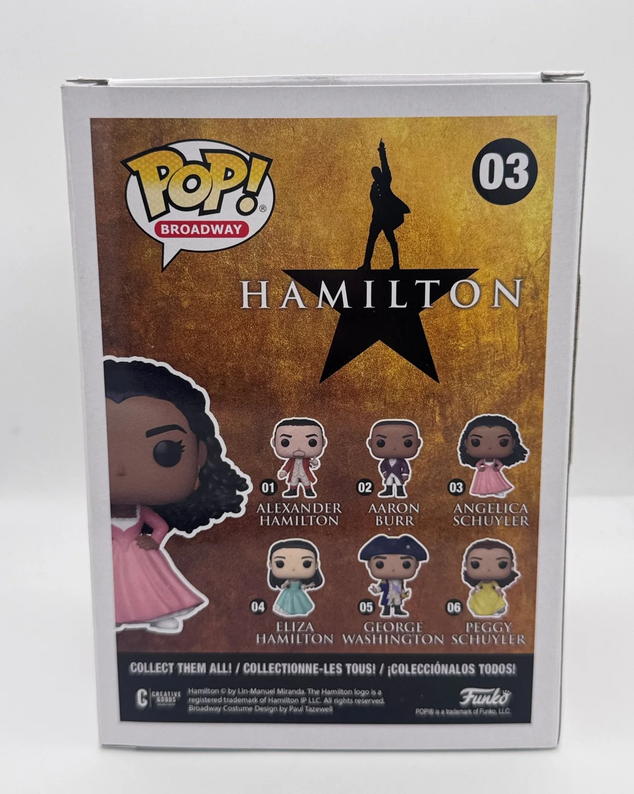 Renee Elise Goldsberry — Renee Elise Goldsberry "Hamilton" SIGNED 'Angelica Schuyler' 03 Funko Pop ACOA, изображение 4