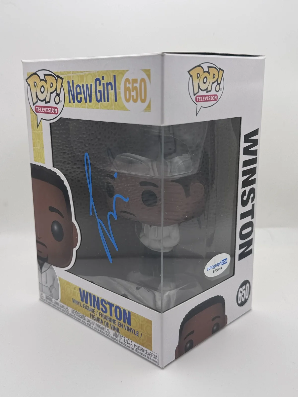 Lamorne Morris — Lamorne Morris "New Girl" AUTOGRAPH Signed 'Winston' 650 Funko Pop Figure ACOA, изображение 2