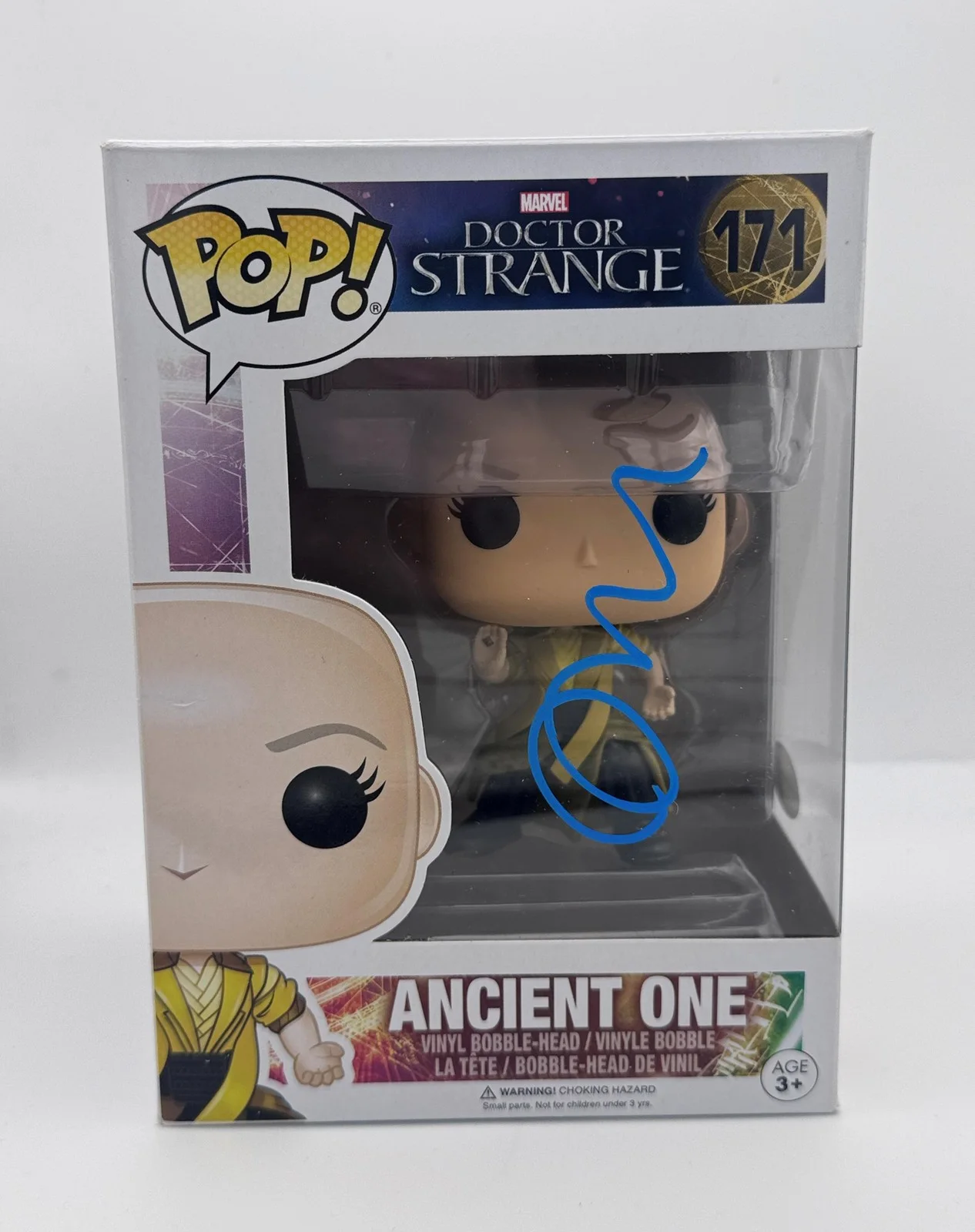 Tilda Swinton — Tilda Swinton "Doctor Strange" AUTOGRAPH Signed Ancient One 171 Funko Pop C ACOA