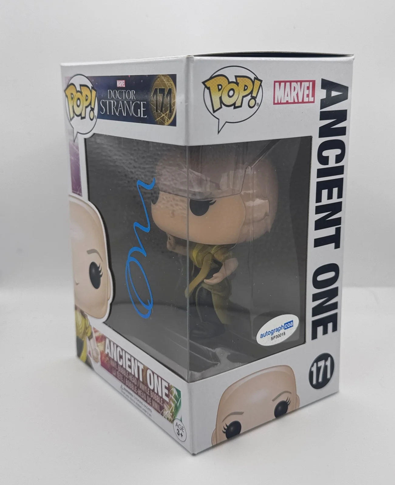 Tilda Swinton — Tilda Swinton "Doctor Strange" AUTOGRAPH Signed Ancient One 171 Funko Pop C ACOA, image 2