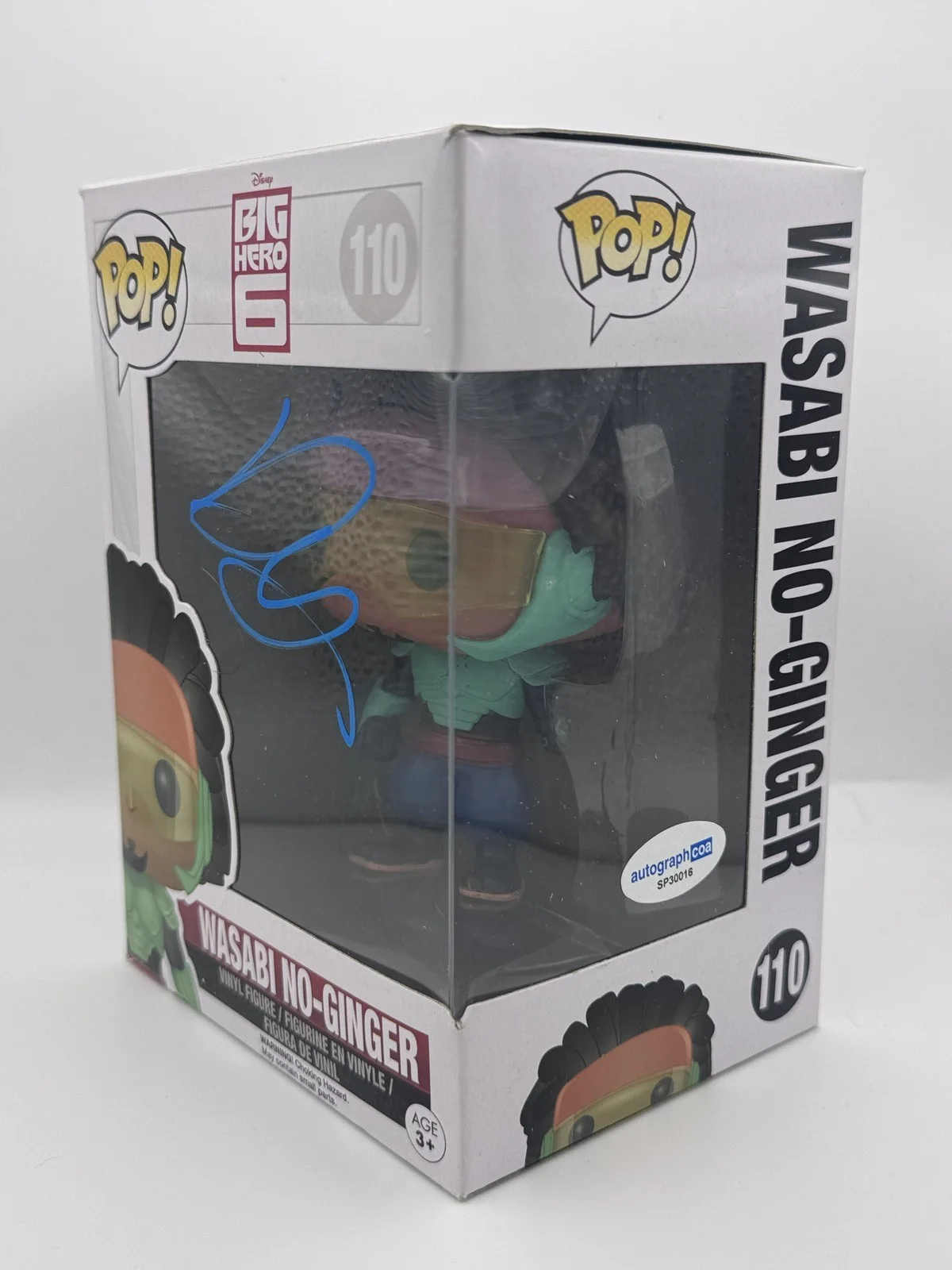 Damon Wayans Jr — Damon Wayans Jr. "Big Hero 6" AUTOGRAPH Signed 'Wasabi No Ginger' Funko Pop ACOA, изображение 2