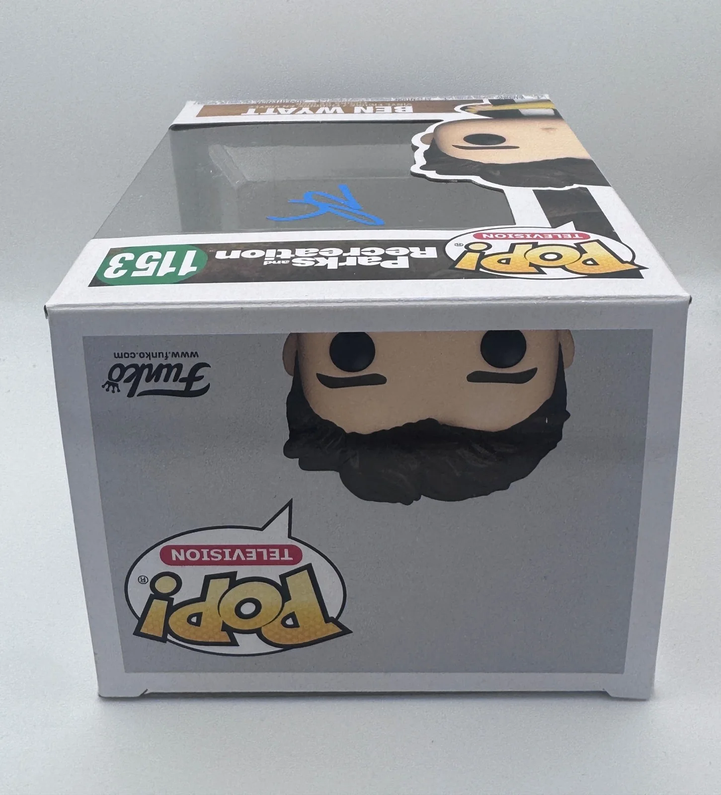 Adam Scott — Adam Scott "Parks and Recreation" AUTOGRAPH Signed 'Ben Wyatt' Funko Pop ACOA, image 3