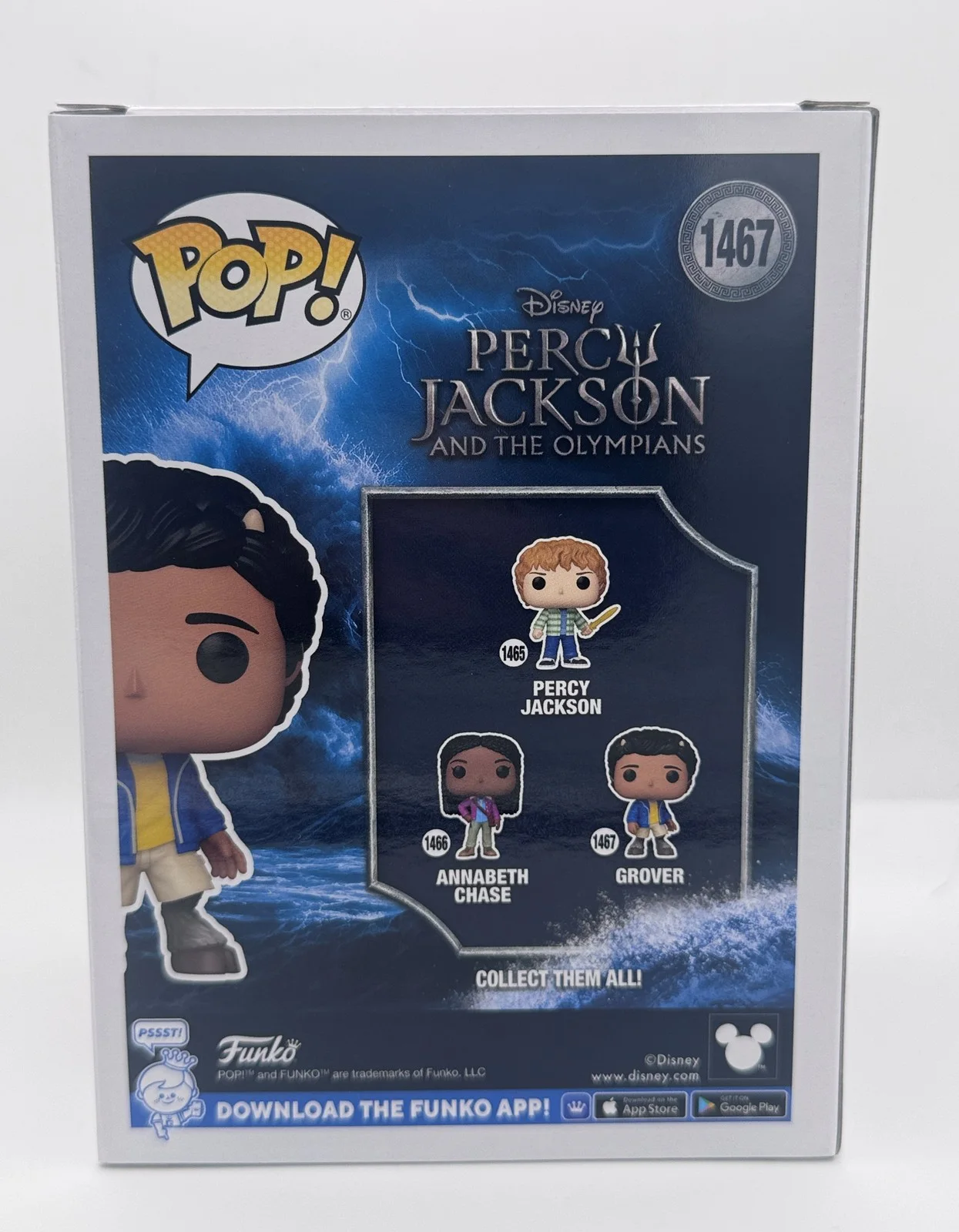 Aryan Simhadri — Aryan Simhadri "Percy Jackson" AUTOGRAPH Signed 'Grover' 1467 Funko Pop B ACOA, изображение 4