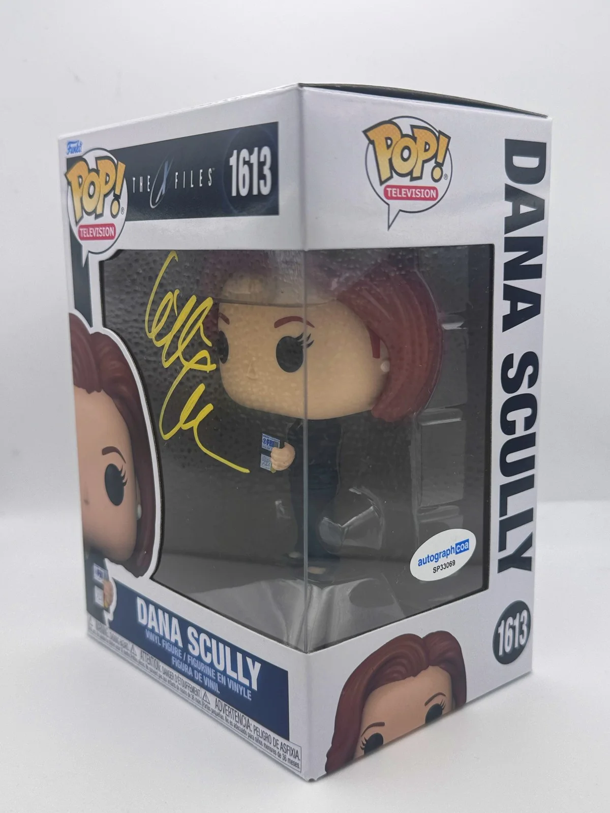 Gillian Anderson — Gillian Anderson "The X-Files" AUTOGRAPH Signed 'Dana Scully' Funko Pop ACOA, image 2
