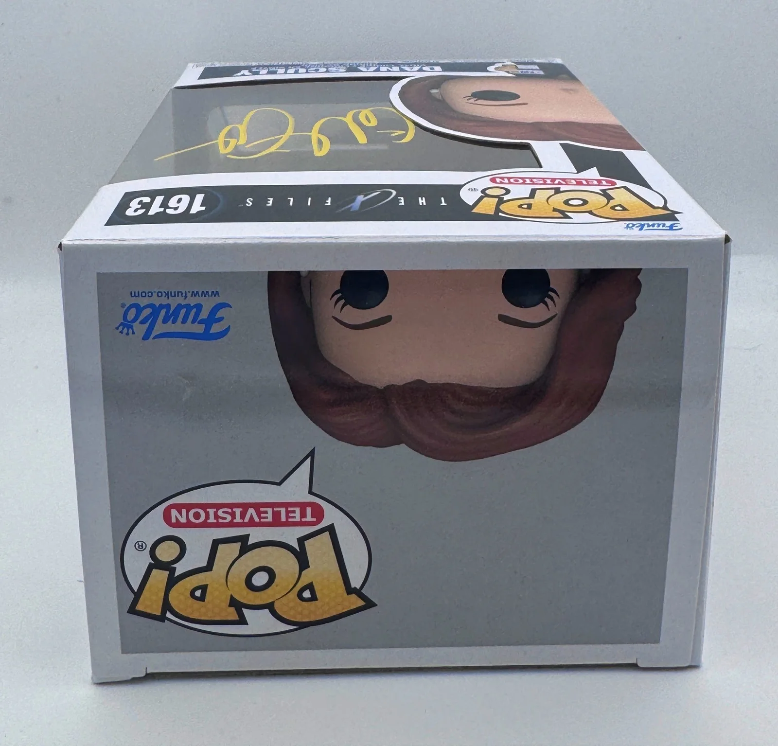 Gillian Anderson — Gillian Anderson "The X-Files" AUTOGRAPH Signed Dana Scully 1613 Funko Pop ACOA, image 3
