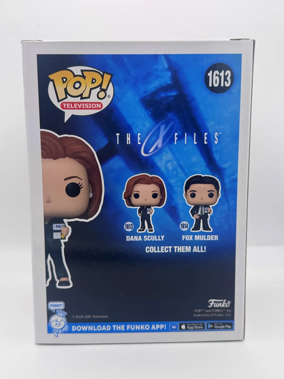 Gillian Anderson — Gillian Anderson "The X-Files" AUTOGRAPH Signed Dana Scully 1613 Funko Pop ACOA, image 4