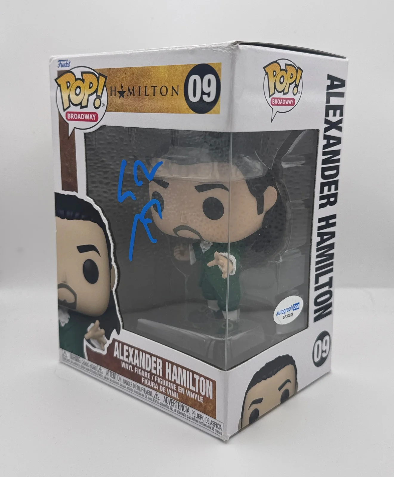 Lin-Manuel Miranda — Lin-Manuel Miranda "Hamilton" AUTOGRAPH Signed 'Alexander' 09 Funko Pop ACOA, image 2