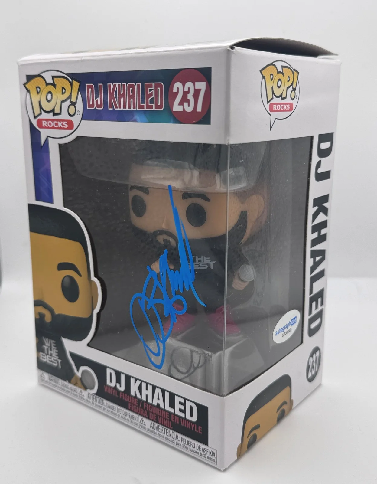 DJ Khaled — DJ Khaled "We the Best" AUTOGRAPH Signed Rocks 237 Funko Pop Vinyl Figure ACOA, изображение 2