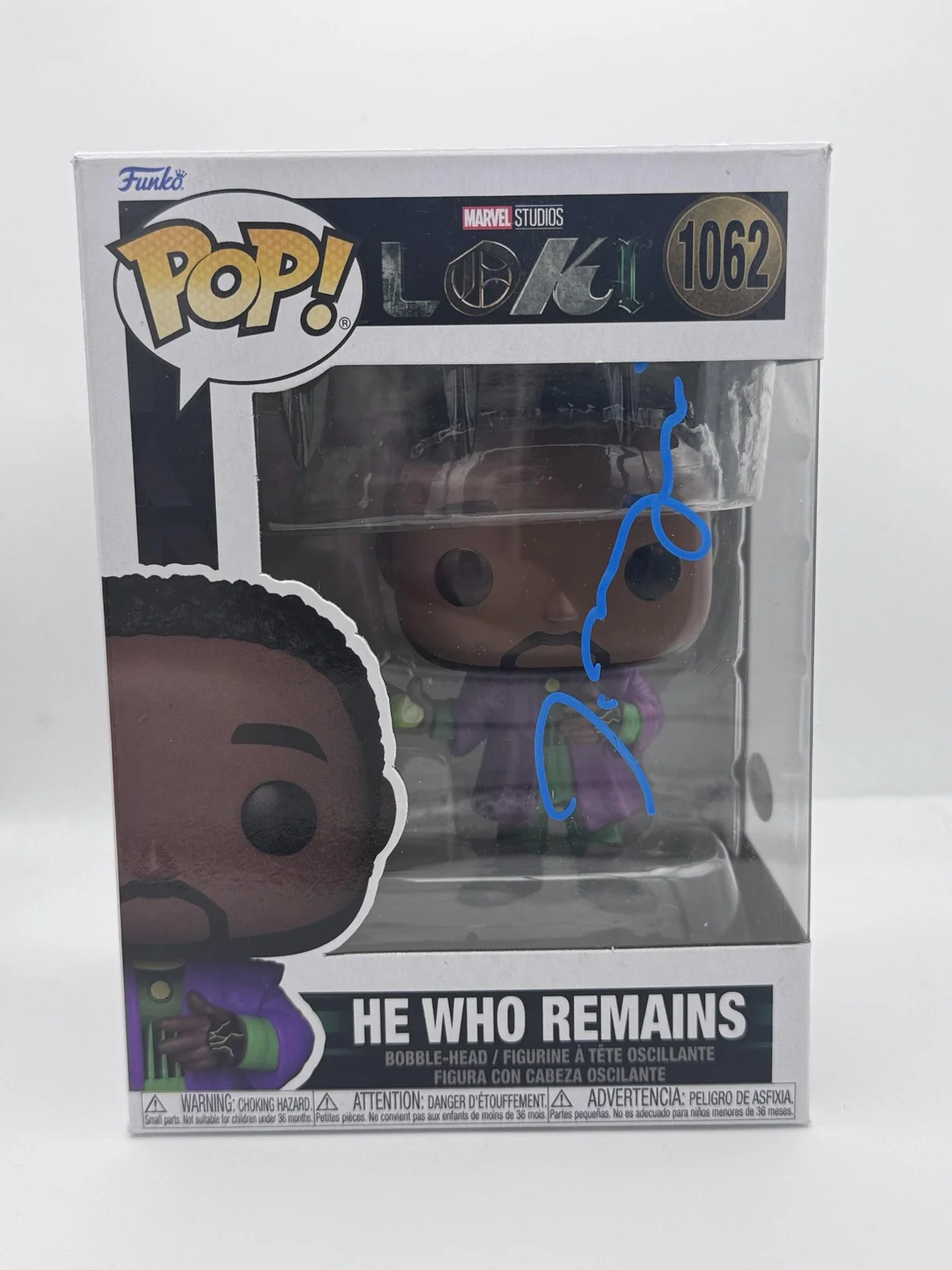 Jonathan Majors — Jonathan Majors "Loki" AUTOGRAPH Signed 'He Who Remains' 1062 Funko Pop C ACOA