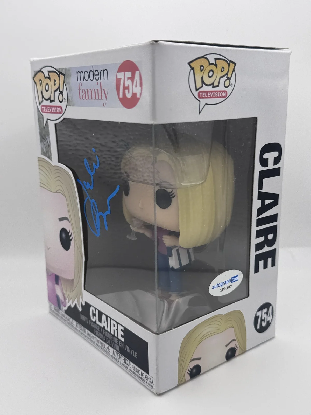 Julie Bowen — Julie Bowen "Modern Family" AUTOGRAPH Signed 'Claire' 754 Funko Pop Figure ACOA, изображение 2