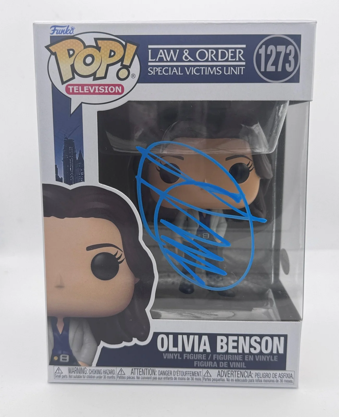 Mariska Hargitay — Mariska Hargitay "Law & Order: SVU" SIGNED 'Olivia Benson' 1273 Funko Pop ACOA, image 2