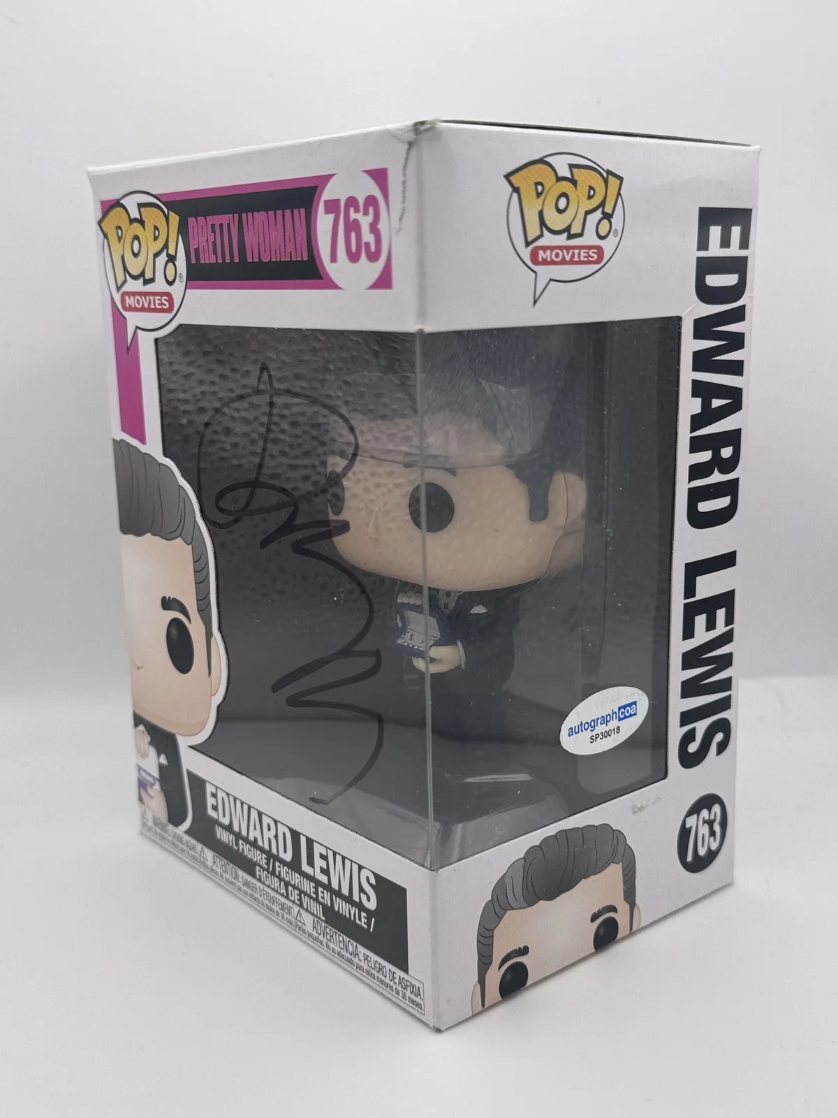 Richard Gere — Richard Gere "Pretty Woman" AUTOGRAPH Signed 'Edward Lewis' 763 Funko Pop ACOA, изображение 2