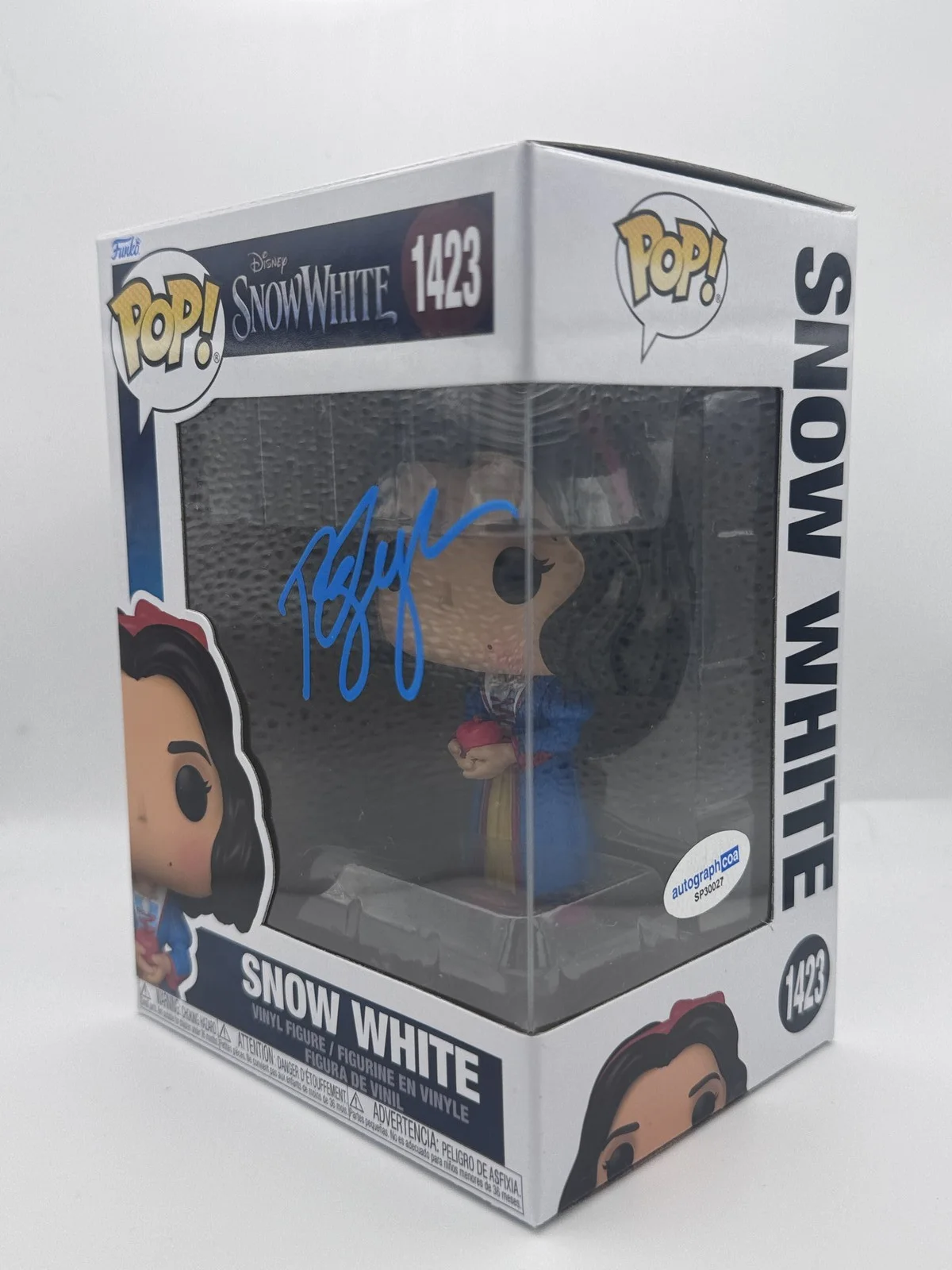 Rachel Zegler — Rachel Zegler "Snow White" AUTOGRAPH Signed 1423 Vinyl Figure Funko Pop B ACOA, изображение 2