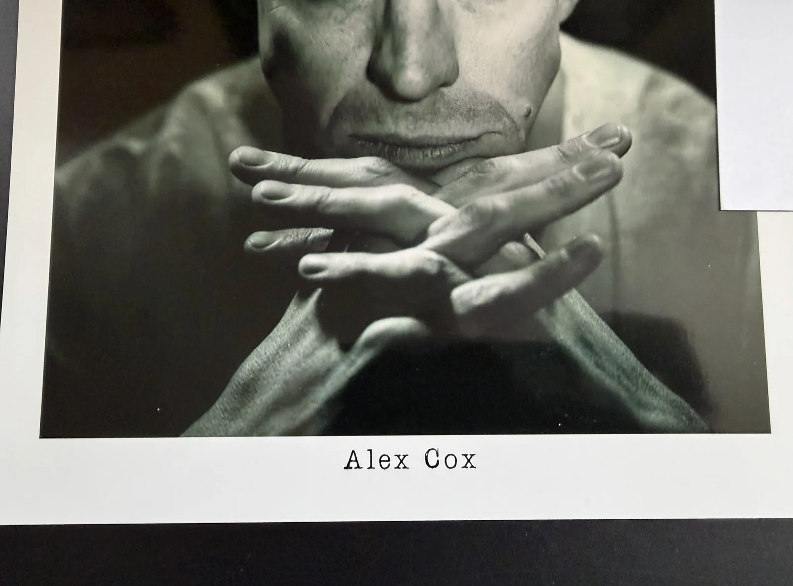 Alex Cox Signed Autograph Page Cut + 8x10 Repo Man Sid & Nancy Director, изображение 3