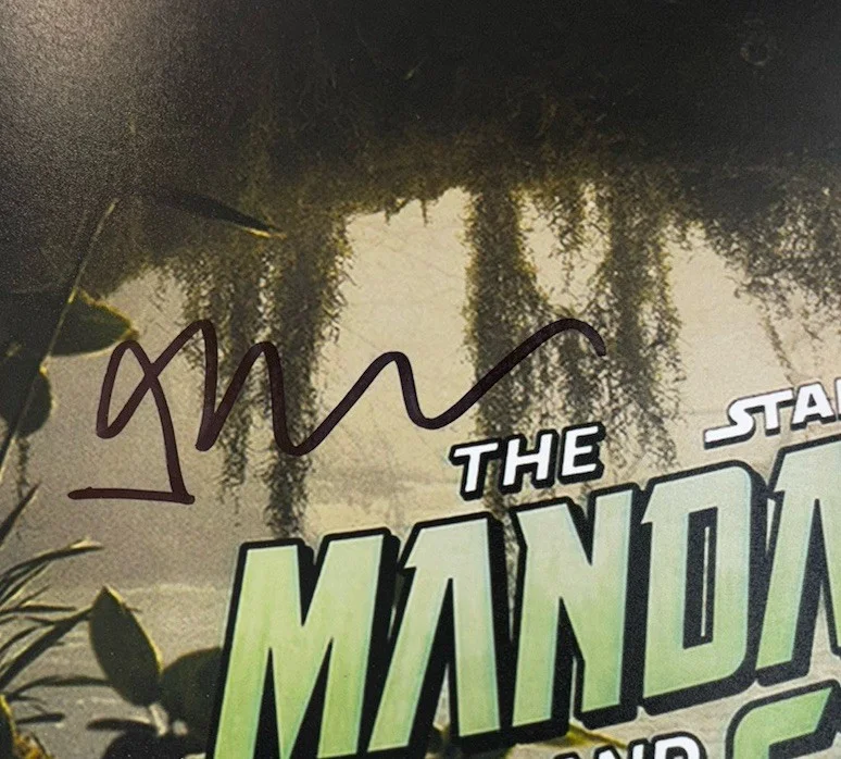 Jon Favreau & Kathleen Kennedy Signed 11x14 Photo Mandalorian And Grogu Proof, image 2