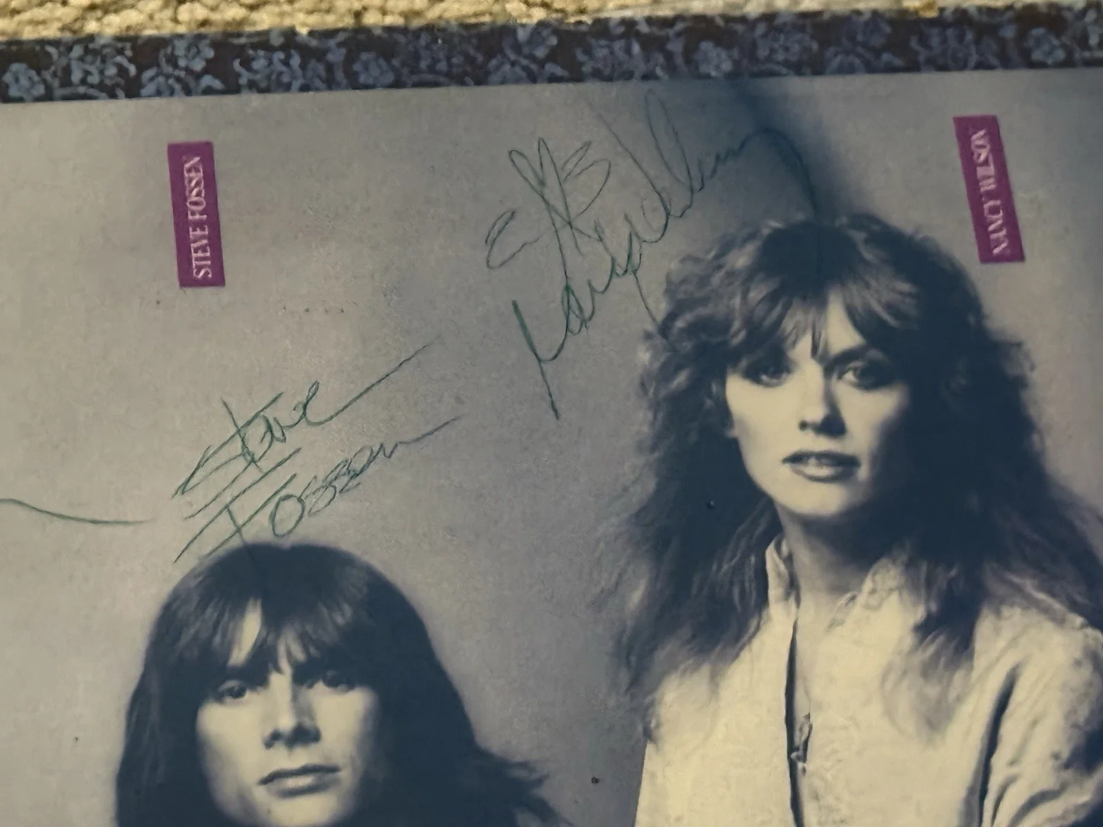 Authentic Autographed Heart Vinyl Record Album Dog & Butterfly, изображение 2
