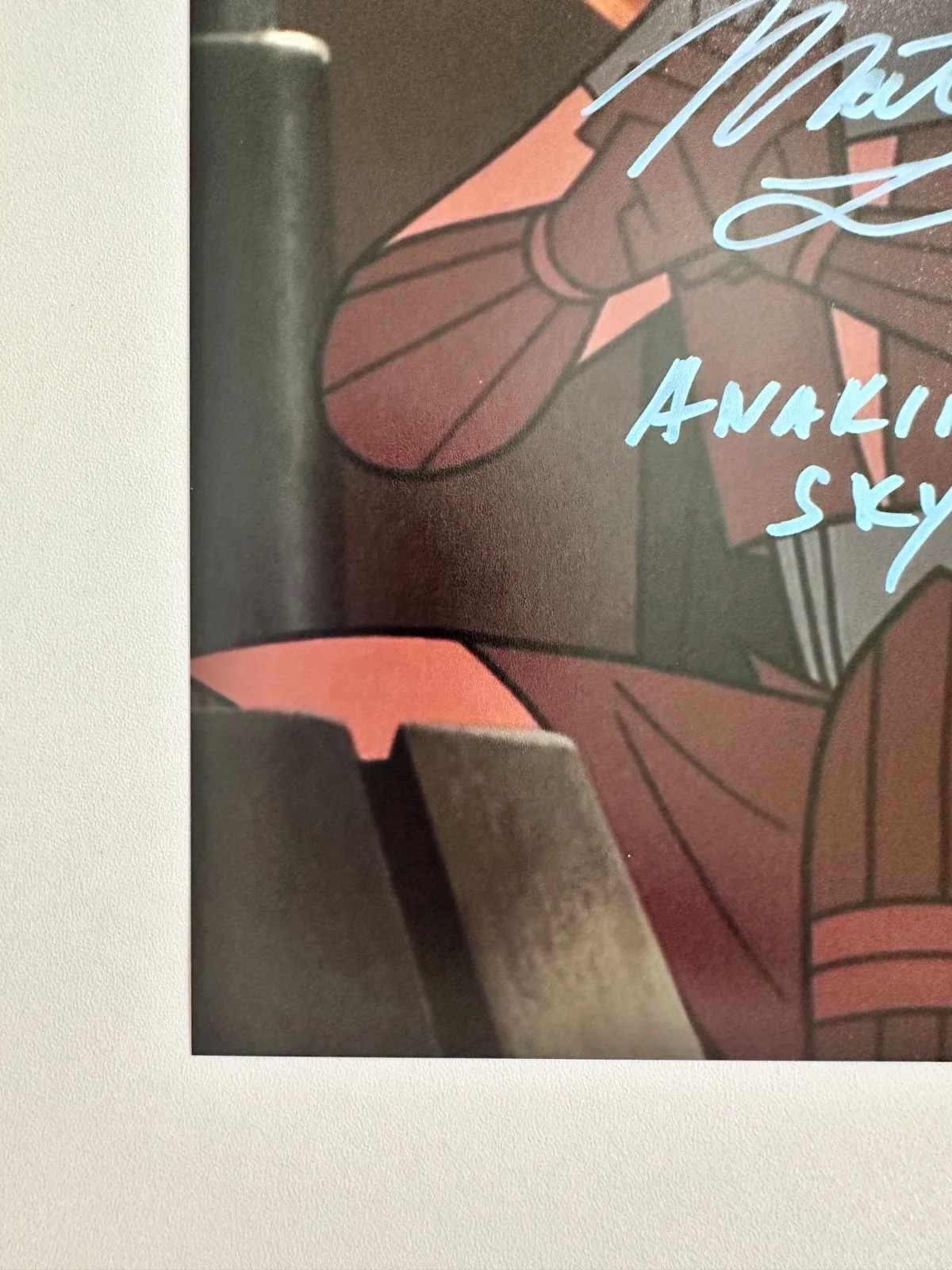 Mat Lucas — Mat Lucas Signed 8x10 Star Wars Clone Wars 2D Anakin Skywalker Autograph Rare, image 5