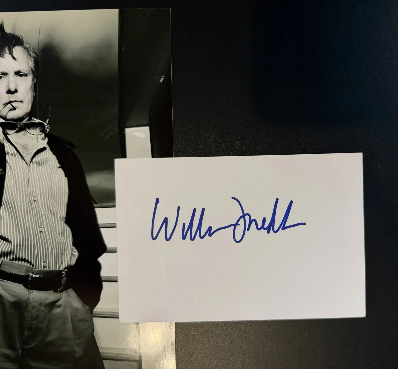 William Friedkin Signed Autograph Page Cut + 8x10 Exorcist Director, image 2