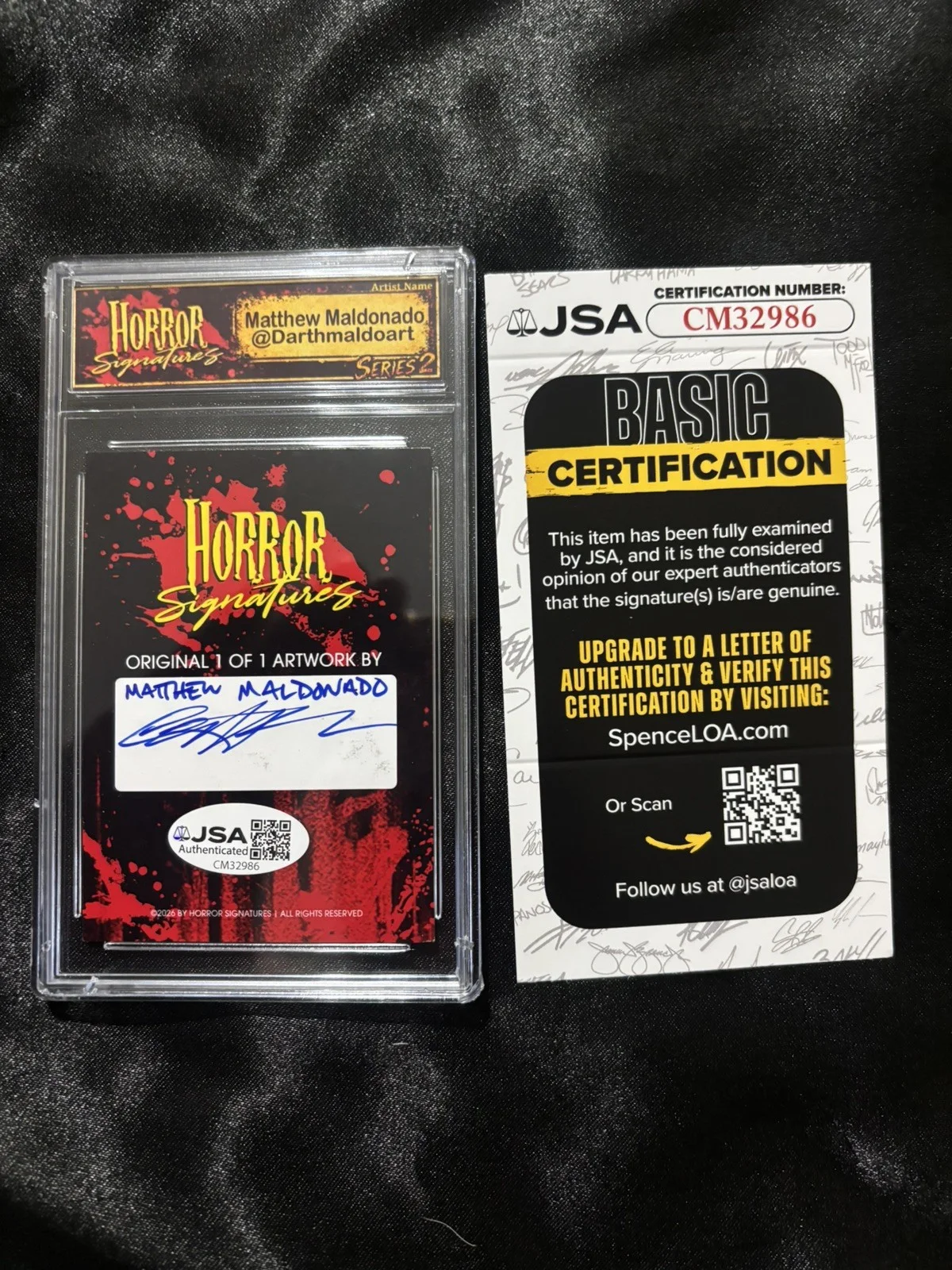 Horror Signatures Tara Reid Signed 1 of 1 Sketch Card JSA Sharknado, image 2