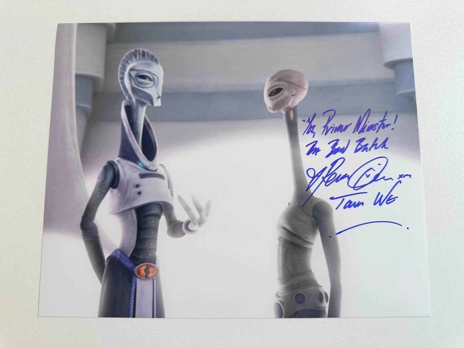 Rena Owen — Rena Owen Signed 8x10 Star Wars: The Bad Batch Taun We (Kamino) Autograph +Quote