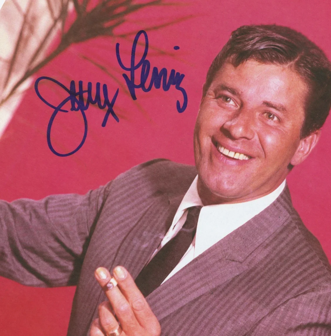 Jerry Lewis autographed gig poster 'The Caddy', image 2