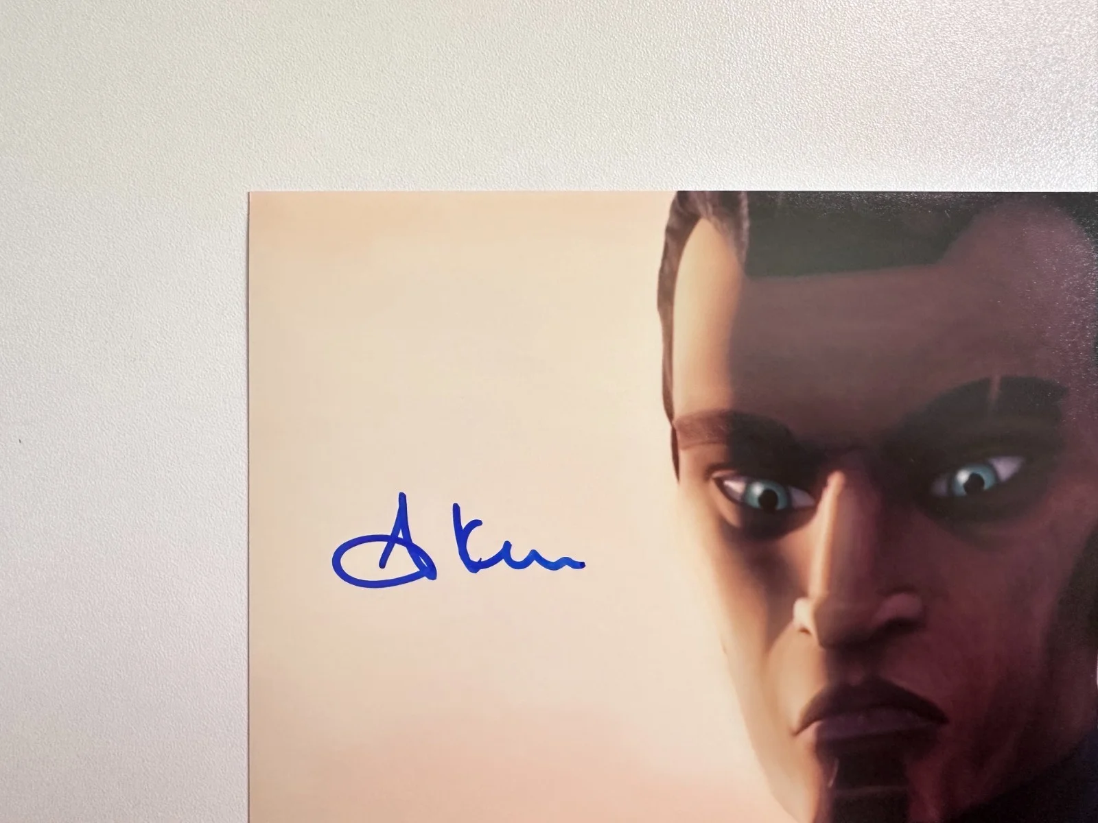 Andrew Kishino — Andrew Kishino Signed 8x10 Star Wars: The Clone Wars Saw Gerrera Autograph, image 2