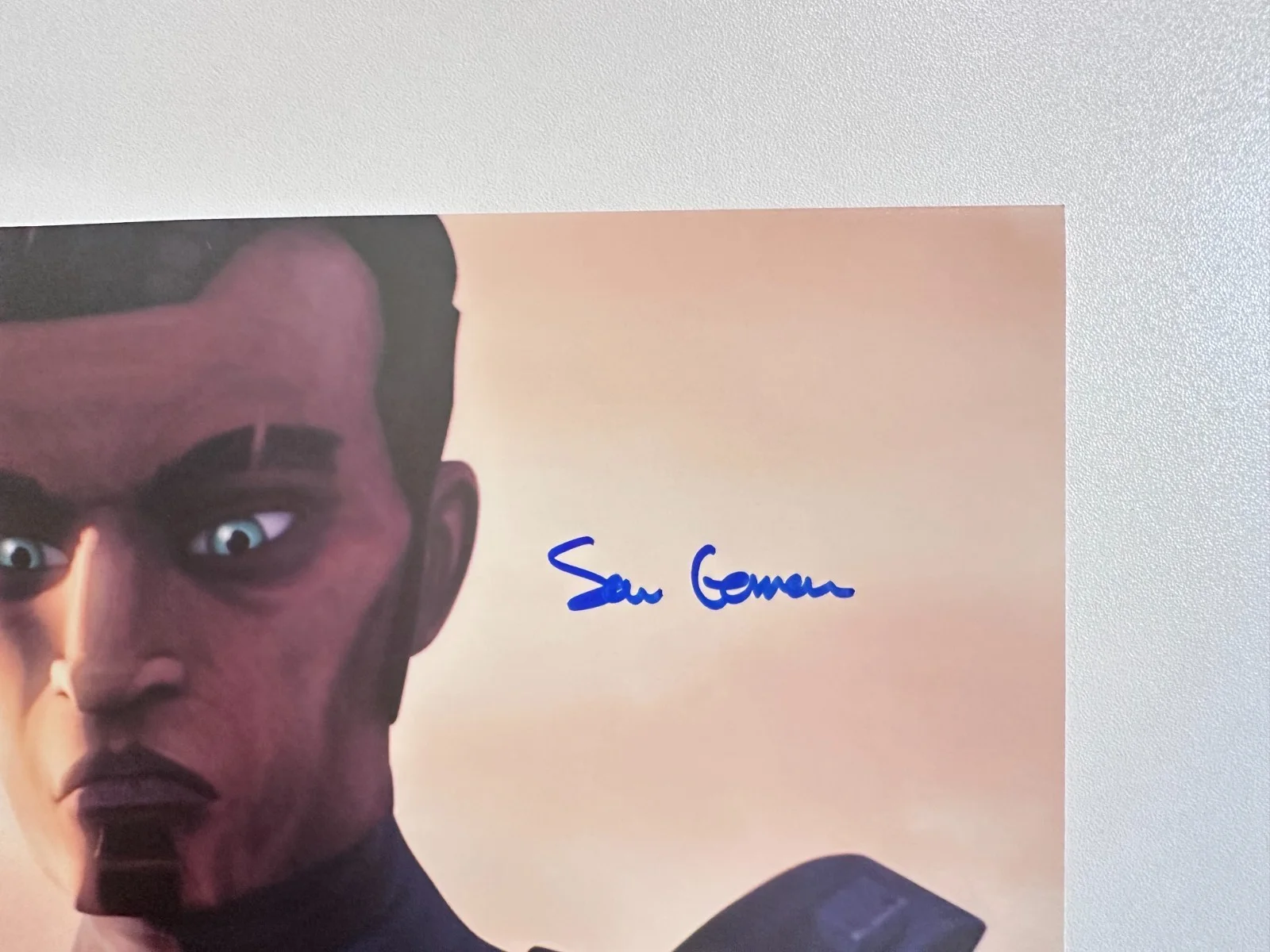 Andrew Kishino — Andrew Kishino Signed 8x10 Star Wars: The Clone Wars Saw Gerrera Autograph, image 3