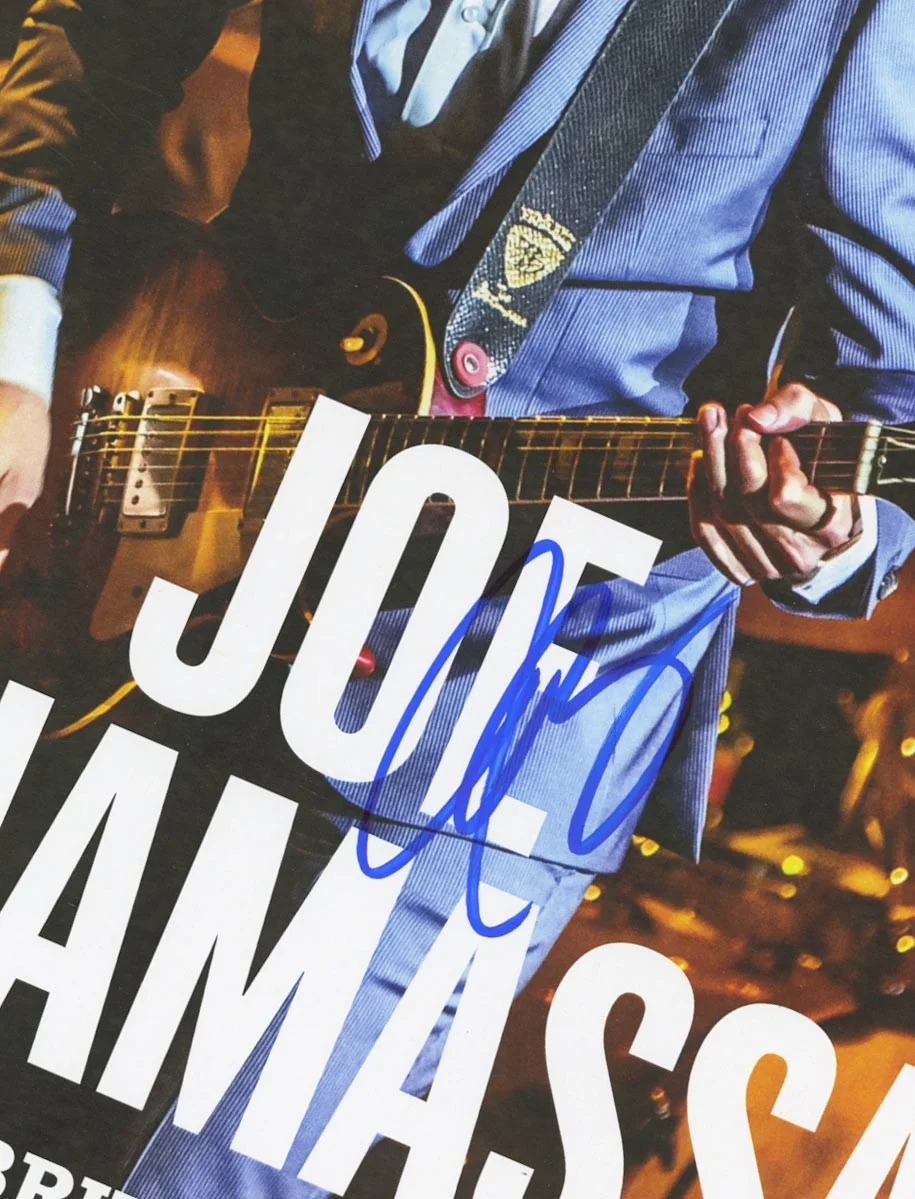 Joe Bonamassa autographed gig poster, image 2