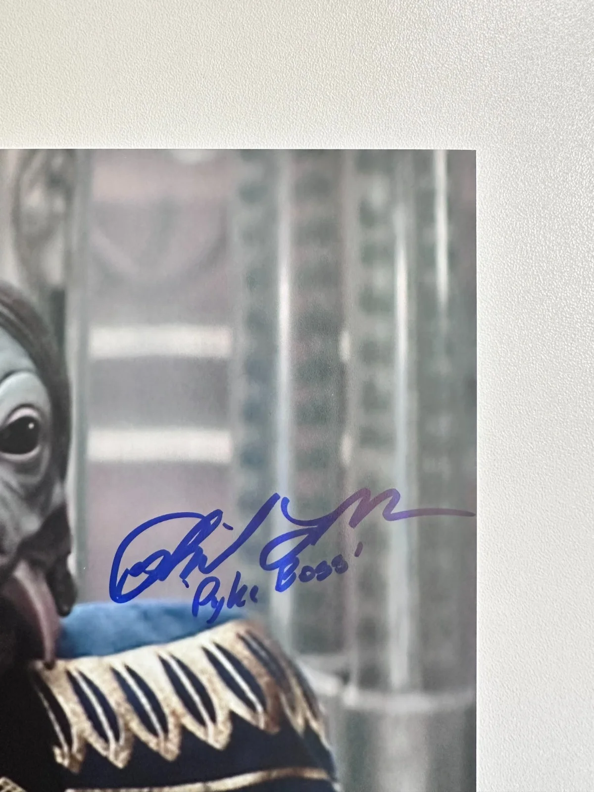 Phil LaMarr — Phil LaMarr Signed 8x10 Star Wars: The Book of Boba Fett Pyke Boss Autograph, изображение 3