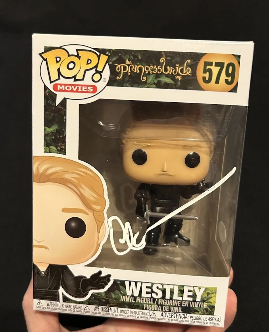 Cary Elwes — Cary Elwes Signed Funko Pop #579 Westley The Princess Bride JSA COA