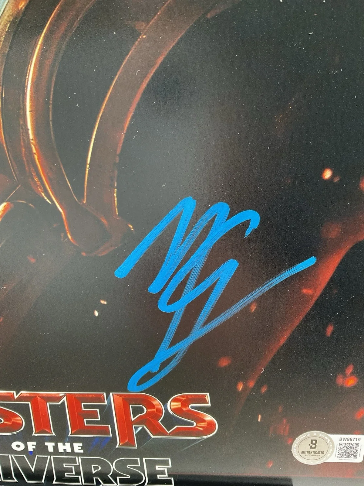 Nicholas Galitzine — Nicholas Galitzine signed 11x14 Masters of the Universe signed photo He-Man BAS, image 2