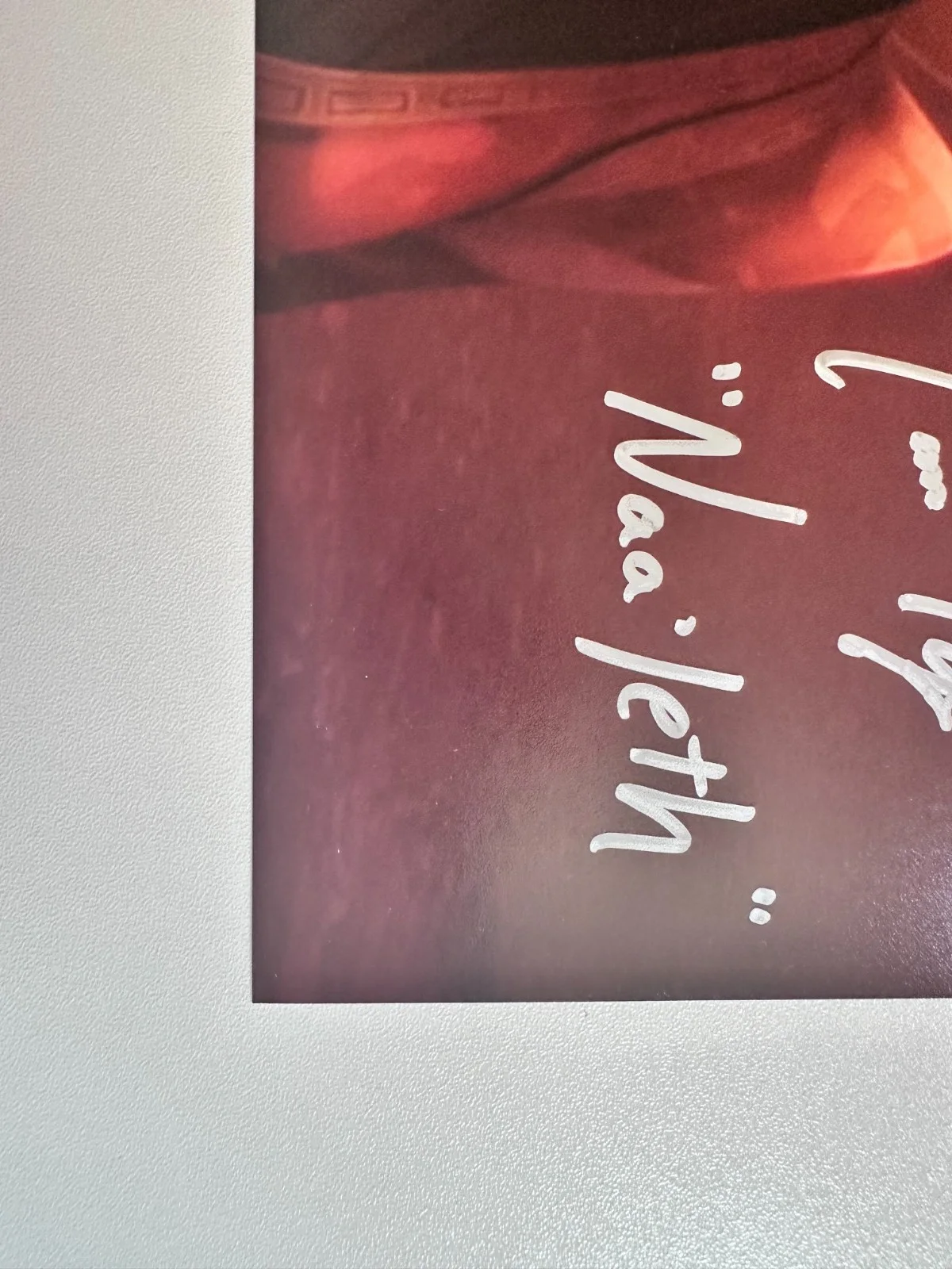 Cara Pifko — Cara Pifko Signed 8x10 Star Wars: The Clone Wars Naa'leth (Dathomir) Autograph, image 4