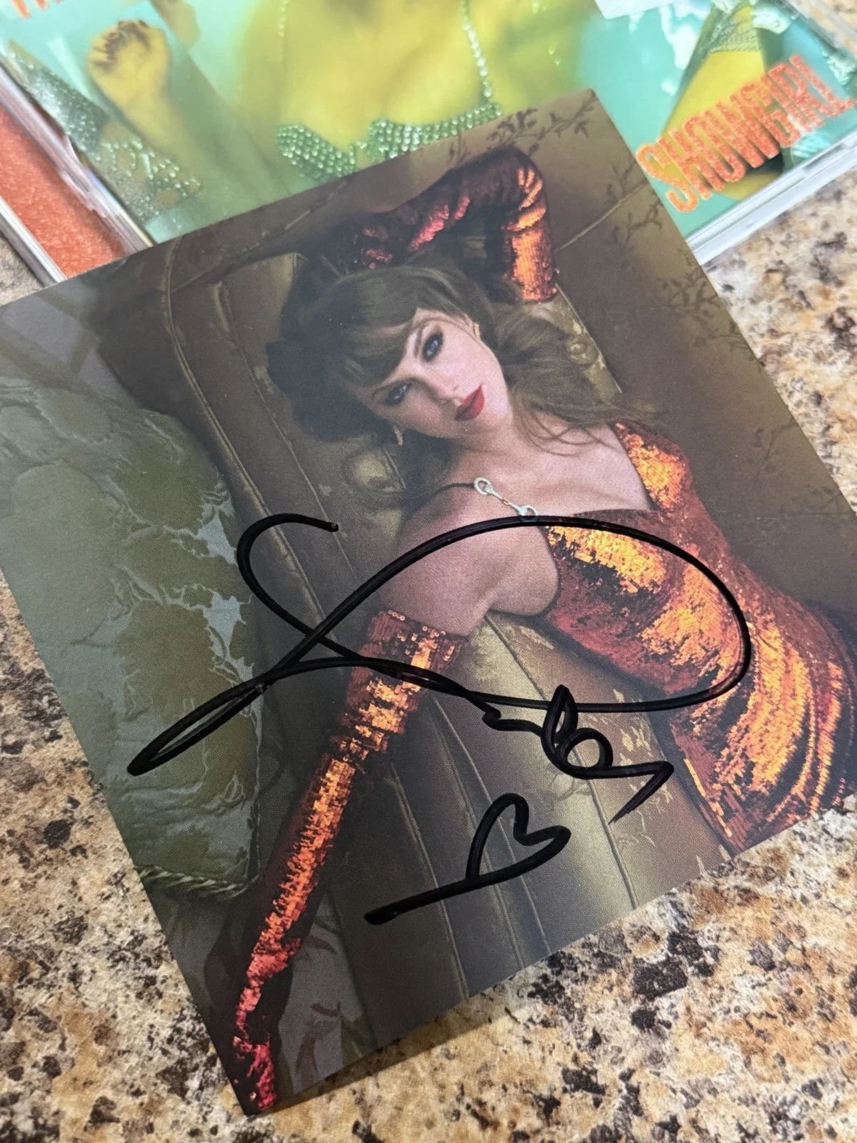 Taylor Swift Life Of A Showgirl Signed CD - Full Set - With Hype Sticker - All 4, изображение 2