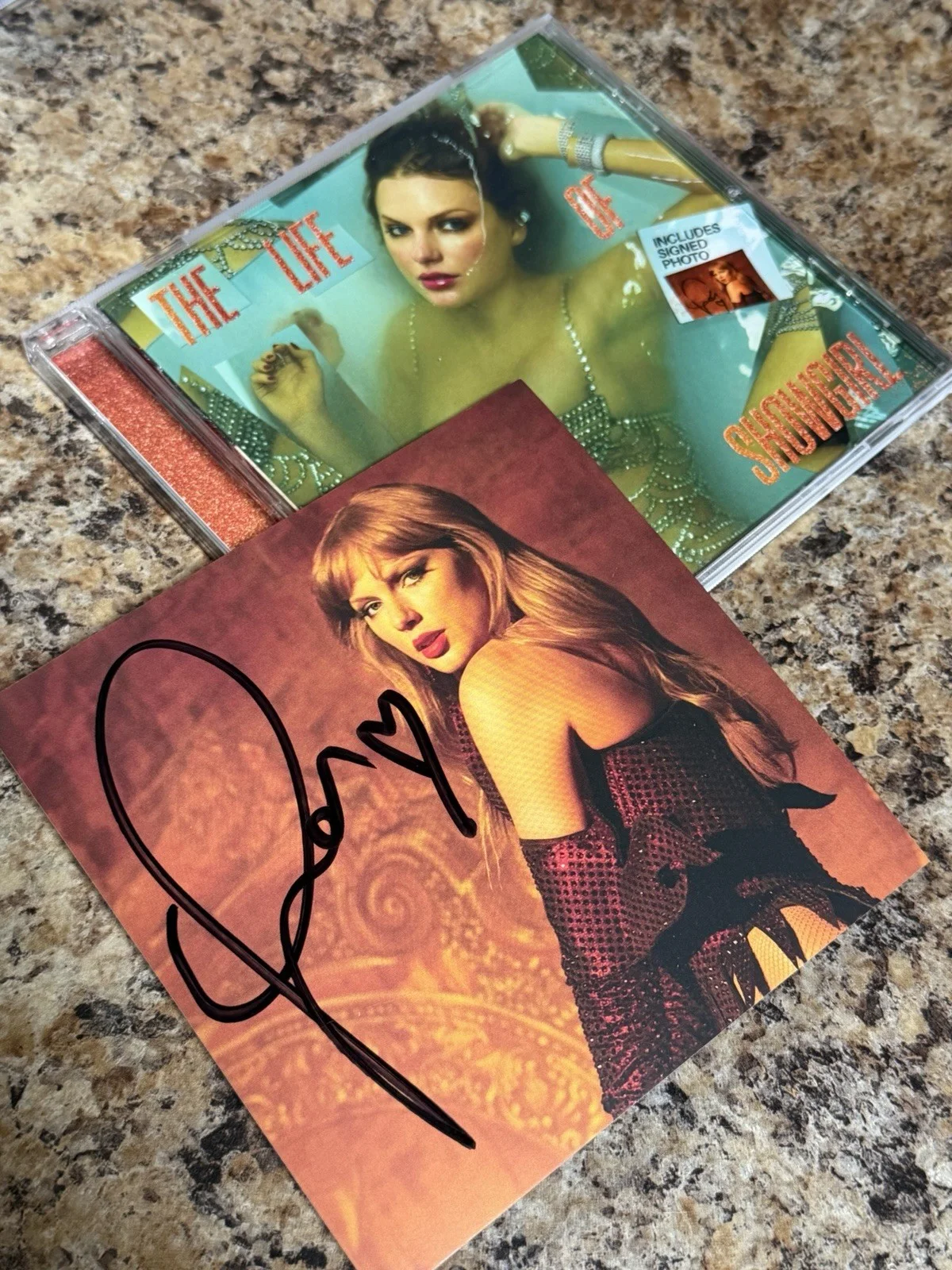 Taylor Swift Life Of A Showgirl Signed CD - Full Set - With Hype Sticker - All 4, изображение 5