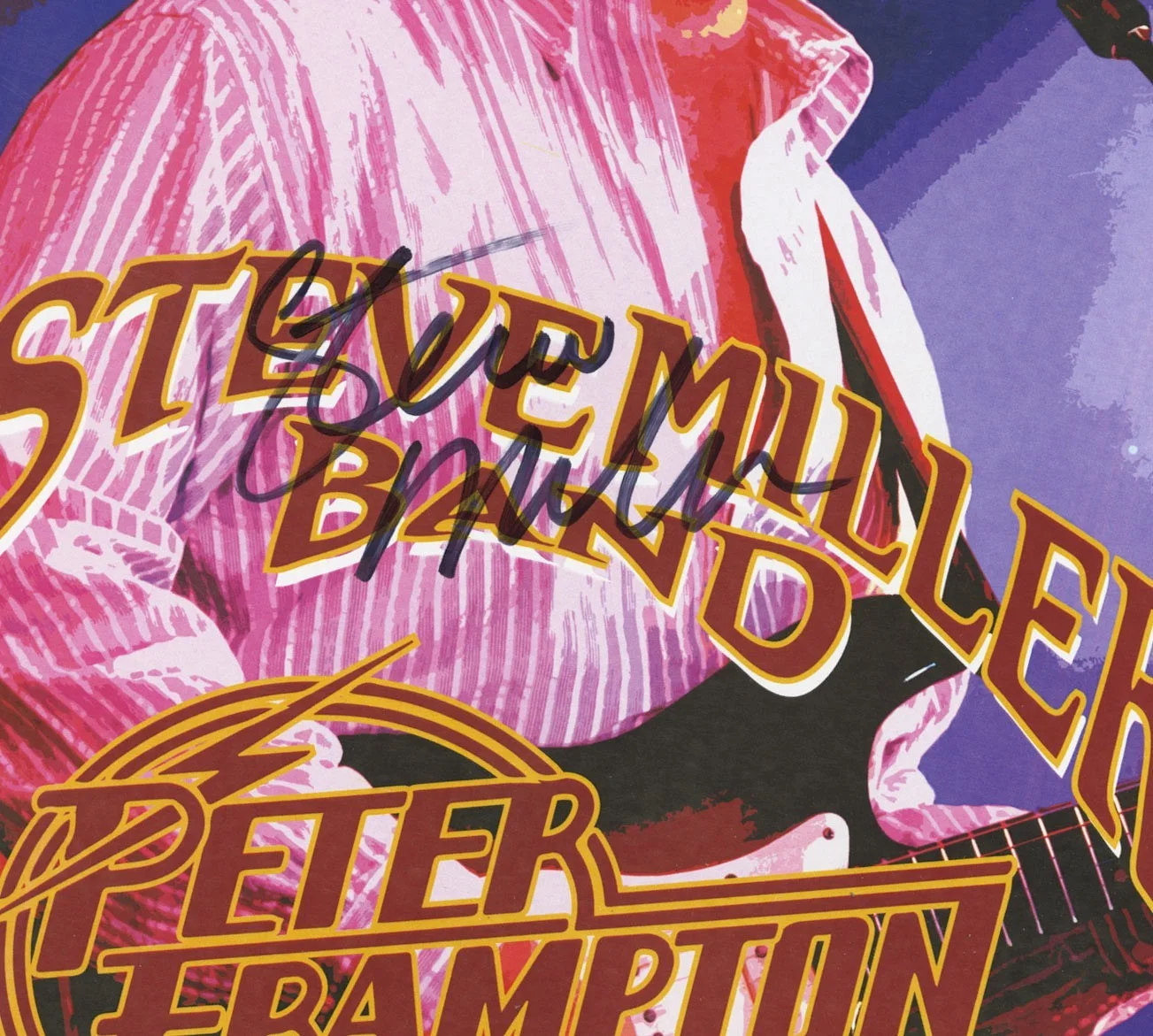Steve Miller autographed gig poster, image 2