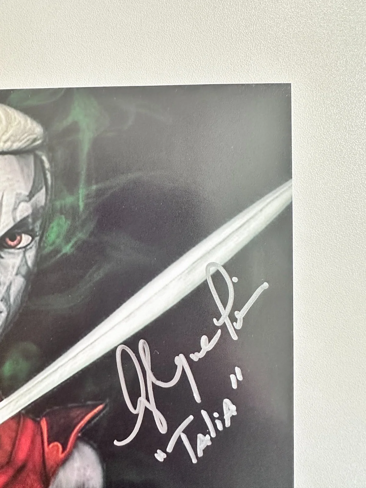 Angelique Perrin — Angelique Perrin Signed 8x10 Star Wars: The Clone Wars Talia Dathomir Autograph, image 3