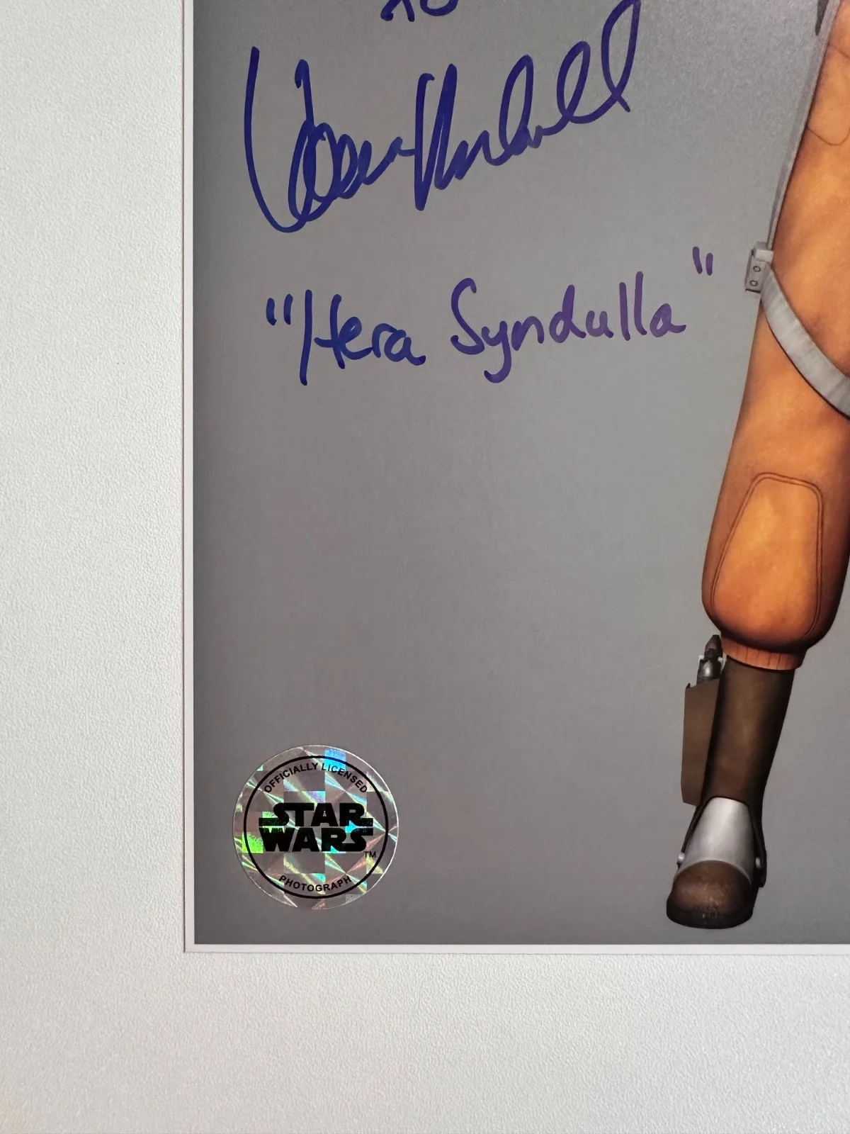 Vanessa Marshall — Vanessa Marshall Signed OPX 8x10 Star Wars Rebels Hera Syndulla Autograph, изображение 5