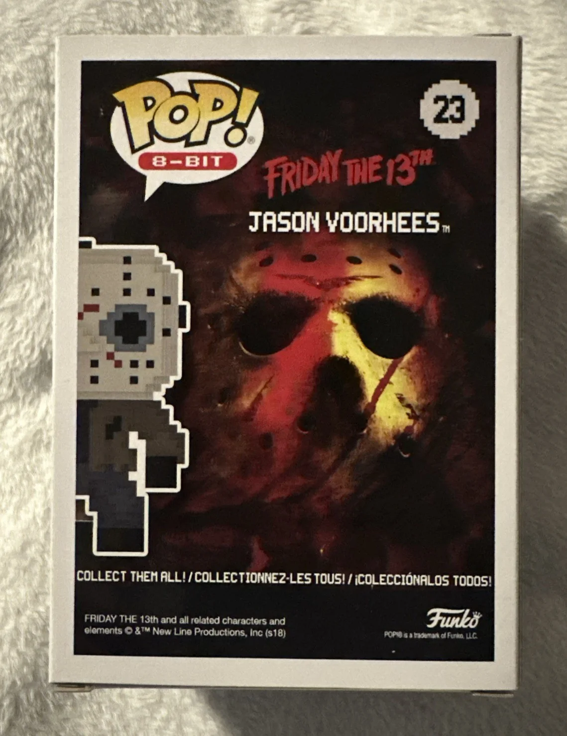 Warrington Gillette — Funko Pop movies Jason Voorhees 8-Bit Signed Warrington Gillette 1/65JSA VAULTED, image 4