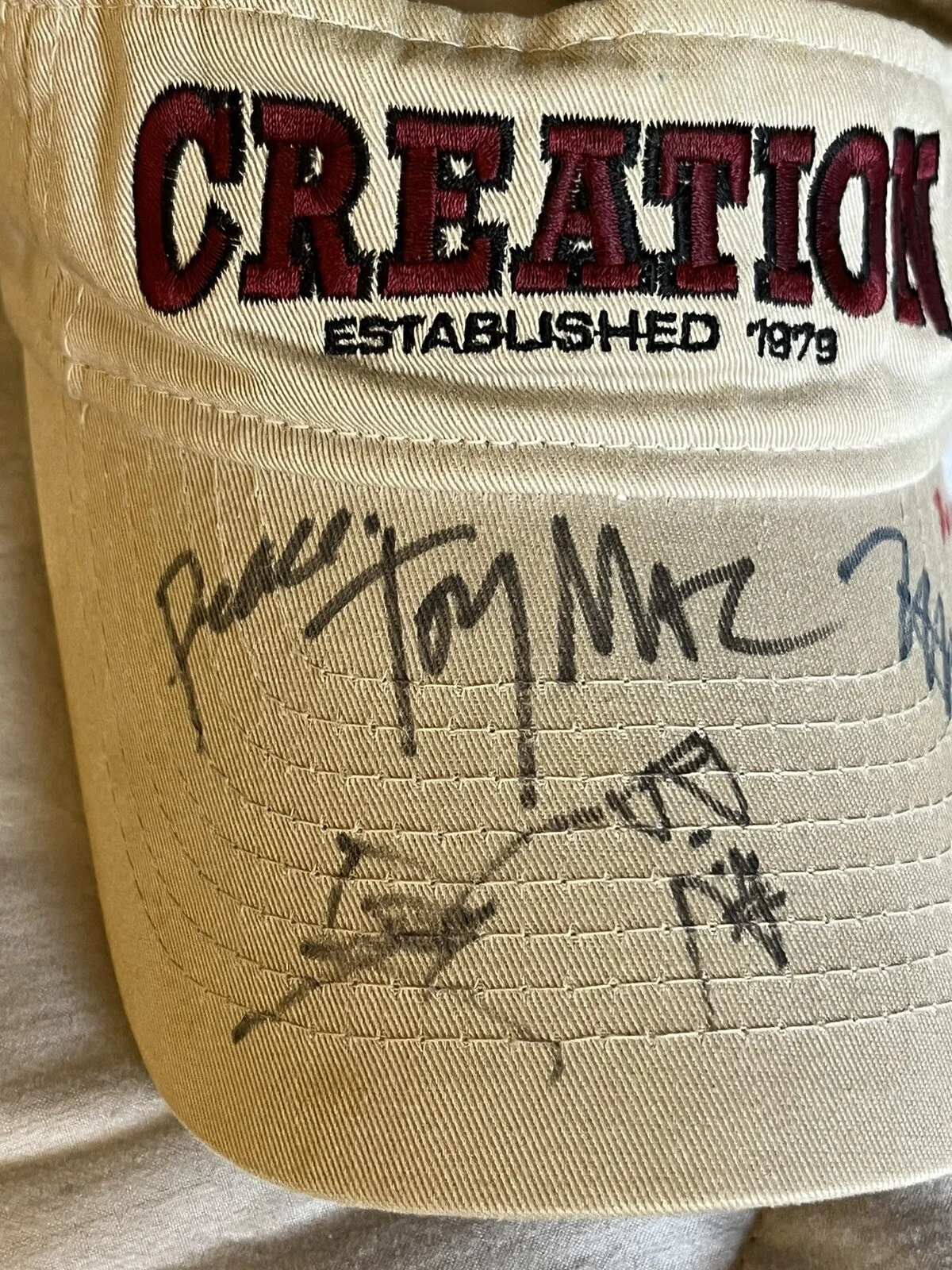TOBY MAC SIGNED VISOR Hat CHRISTIAN RAPPER AUTOGRAPH AUTHENTIC Creation Festival, image 2