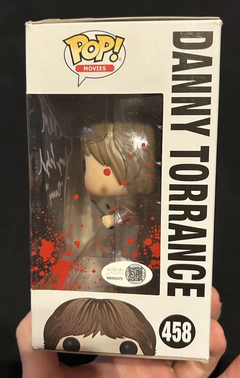 DANNY LLOYD — DANNY LLOYD SIGNED TORRANCE FUNKO 458 THE SHINING AUTOGRAPH AUTOGRAPHED JSA COA, image 4