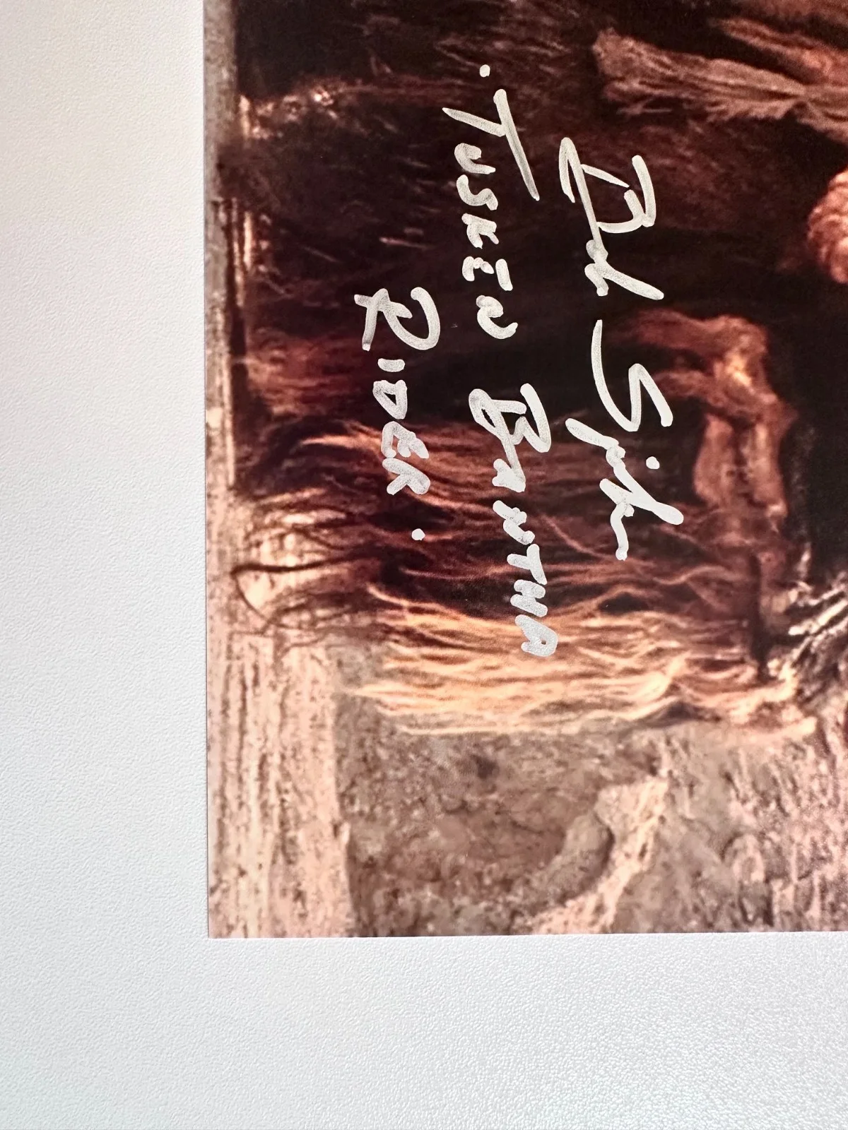 Bob Spiker — Bob Spiker Signed 8x10 Star Wars EpIV Tusken Raider (Bantha Rider) Autograph, изображение 5