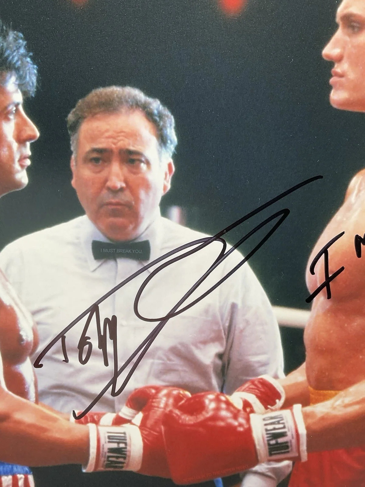 Dolph Lundgren — Dolph Lundgren signed photo BAS Rocky signed 11x14 Soviet Drago Inscription USSR, image 2