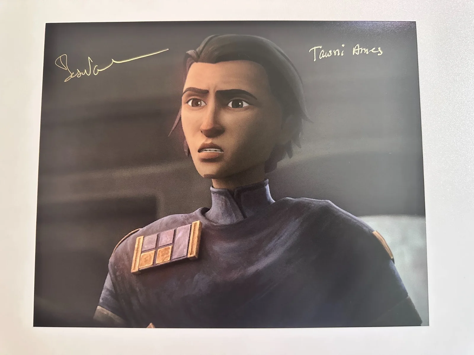 Tasia Valenza — Tasia Valenza Signed 8x10 Star Wars: The Bad Batch Tawni Ames Autograph