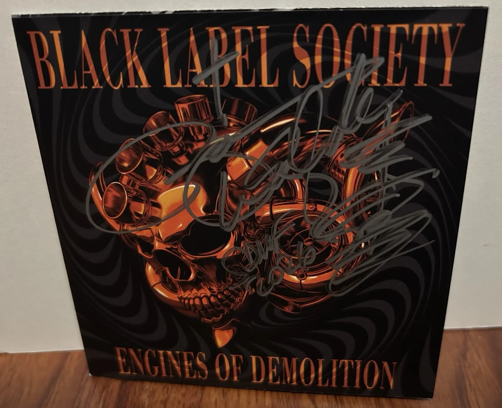 BLACK LABEL SOCIETY ZAKK WYLDE & BAND SIGNED ENGINES DEMOLITION BOOKLET +NEW CD, изображение 2