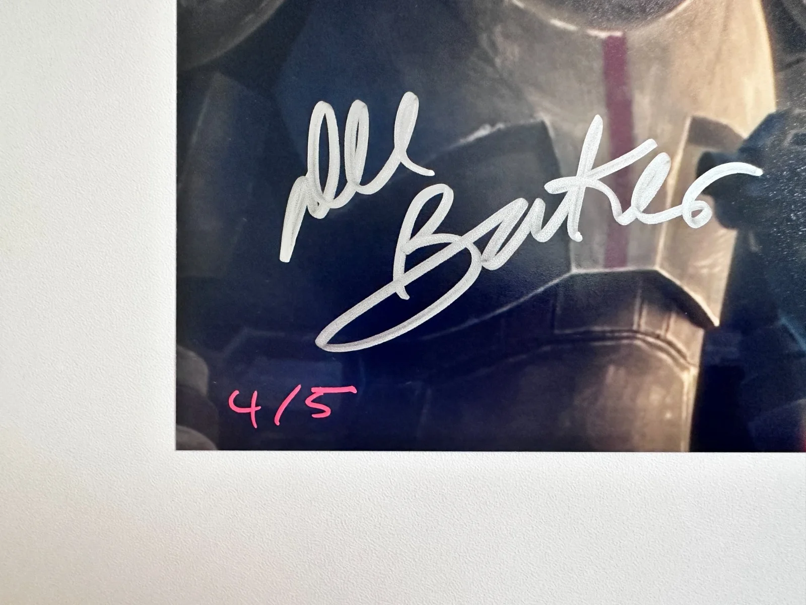 Dee Bradley Baker — Dual-Signed 8x10 Star Wars: The Bad Batch Clone Force 99 & Saw Gerrera Autograph, image 5
