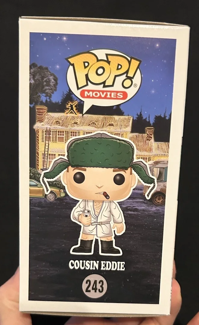Randy Quaid Christmas Vacation "Cousin Eddie" Signed Funko Pop JSA COA Autograph, image 2