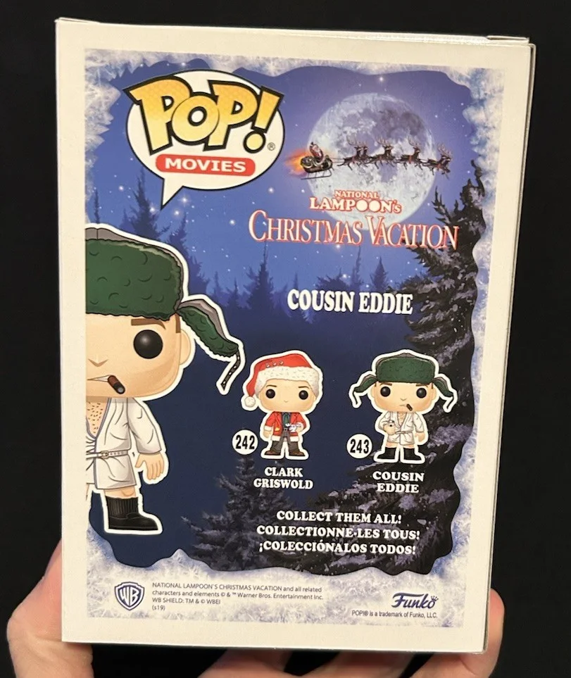 Randy Quaid Christmas Vacation "Cousin Eddie" Signed Funko Pop JSA COA Autograph, image 3