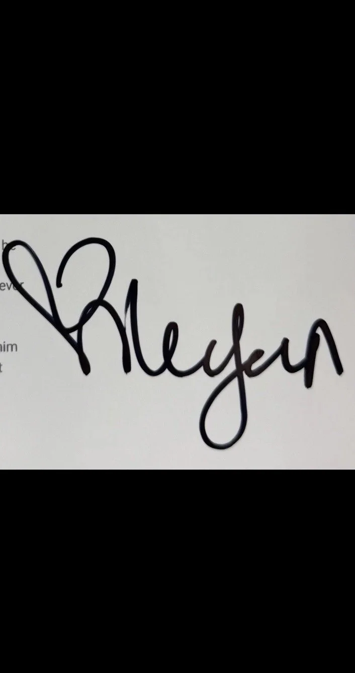 Megan Moroney Signed Autographed “Tennessee Orange” Lyric Sheet Could 9 *Proof, изображение 2