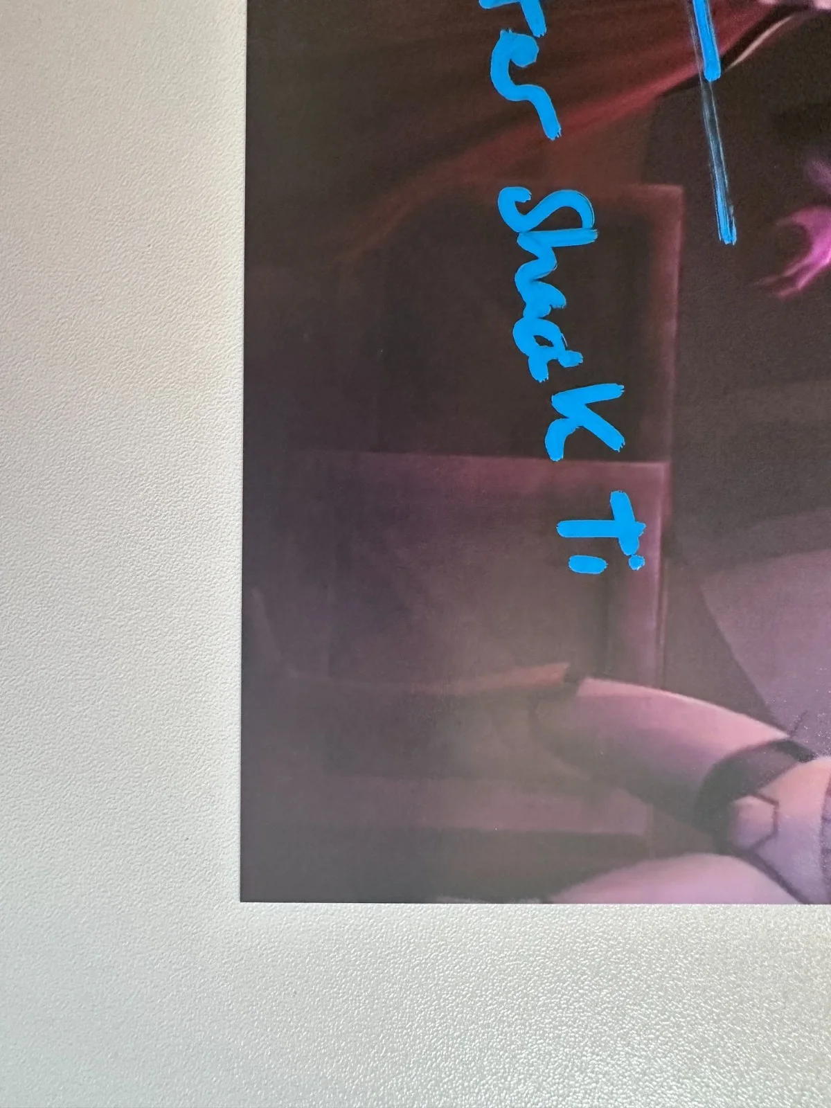 Tasia Valenza — Tasia Valenza Signed 8x10 Star Wars: The Clone Wars Jedi Shaak Ti Autograph, изображение 3