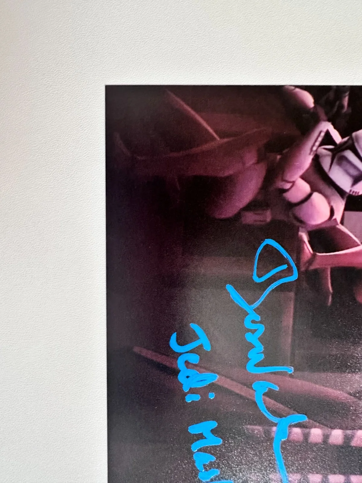 Tasia Valenza — Tasia Valenza Signed 8x10 Star Wars: The Clone Wars Jedi Shaak Ti Autograph, изображение 4